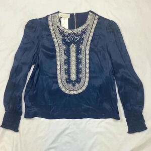 NWT Souk Indigo top